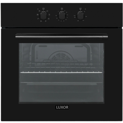 תנור בילד אין LUXOR LX 606BL זכוכית שחור