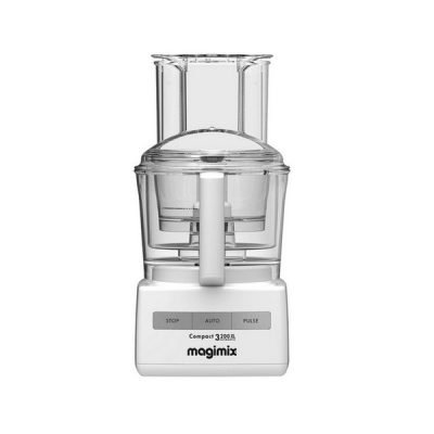 מעבד מזון מג'ימיקס לבן CS3200WB magimix - אחריות 30 שנים על המנוע ע"י היבואן הרשמי