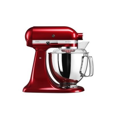 מיקסר עם זוג קערות בנפחים שונים KitchenAid 5KSM175ECA צבע אדום תפוח - אחריות ע"י היבואן הרשמי