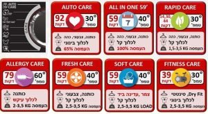 מכונת כביסה 14 ק"ג אינוורטר פרימיום 500 Hoover HWP414AMBC  Mark Shop