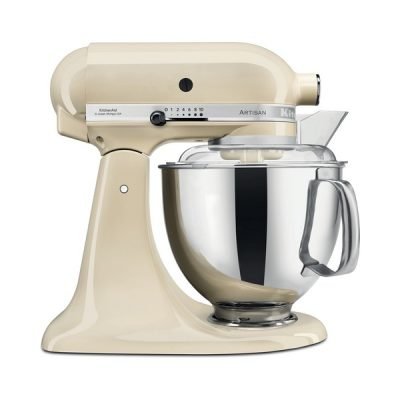 מיקסר עם זוג קערות בנפחים שונים KitchenAid 5KSM175EAC צבע שקד - אחריות ע"י היבואן הרשמי