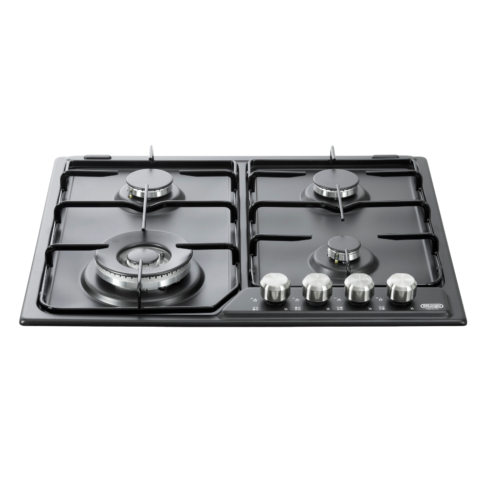 כיריים גז 4 להבות 60 ס"מ שחור פחם Delonghi NDG-70AN