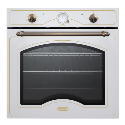 תנור בנוי 74 ליטר 60 ס"מ כפרי לבן DeLonghi CM9LW-IL