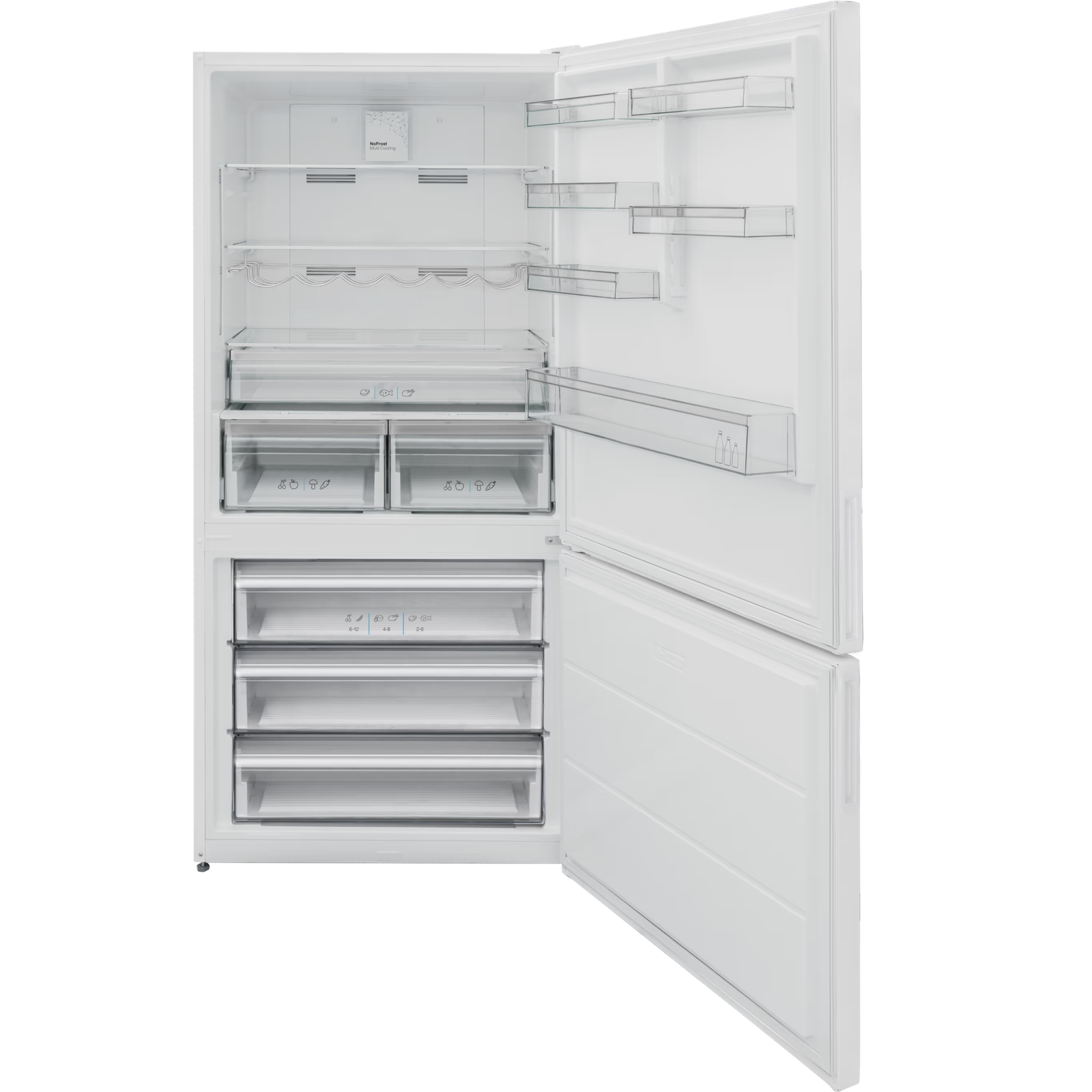מקרר מקפיא תחתון 588 ליטר נטו Electra EL8753W - גימור לבן אחריות ע"י היבואן הרשמי – תמונה 2