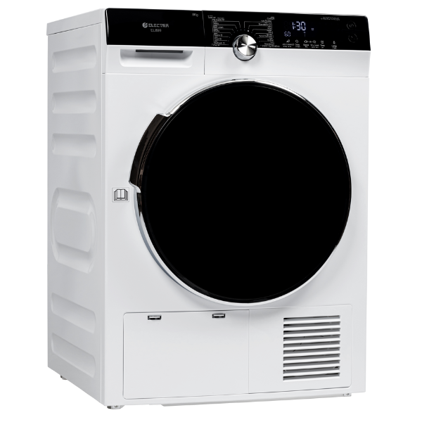 מייבש כביסה קונדנסור פתח חזית 10 ק"ג Electra EL1099 Heat Pump - צבע לבן אחריות ע"י היבואן הרשמי – תמונה 3