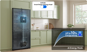 מקרר חכם 4 דלתות 809 ליטר נטו + בר מים פנימי ומסך Samsung Family Hub RF87DG9817B1 מהדרין - גימור שחור אחריות ע"י סמסונג ישראל  Mark Shop