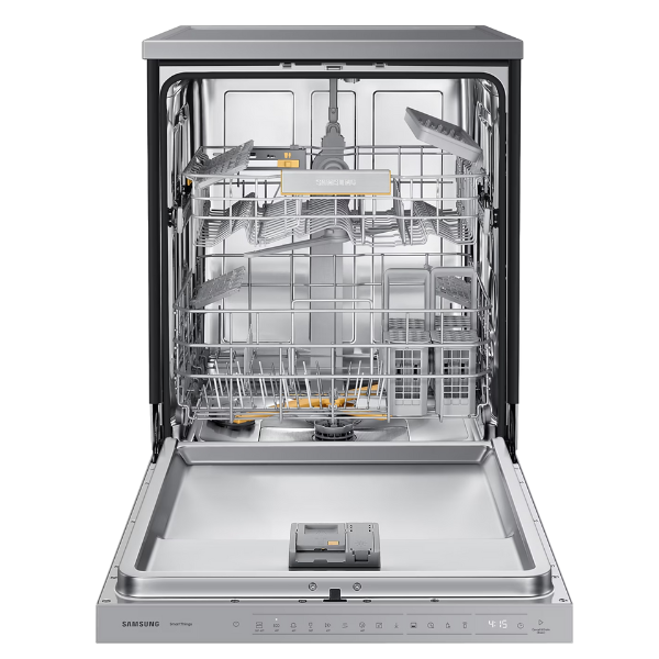 מדיח כלים רחב 13 מערכות כלים Samsung DW60BS7300SL עם מנגון פתיחת דלת אטומטי - גימור נירוסטה אחריות ע"י סמסונג ישראל – תמונה 2