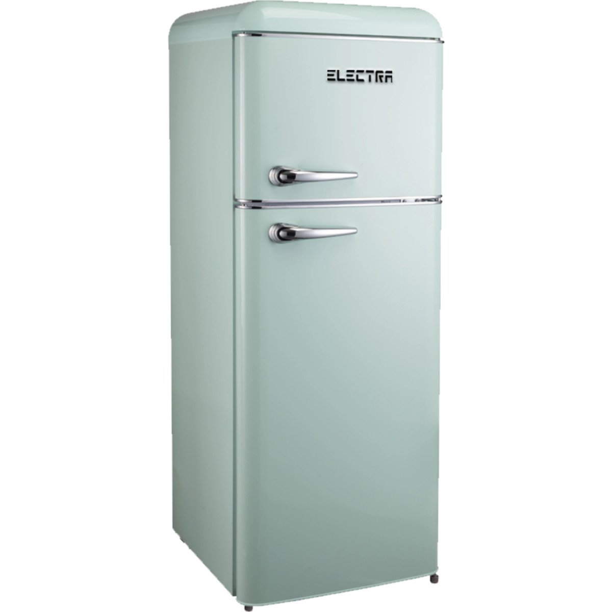 מקרר מקפיא עליון רטרו 208 ליטר Electra ELR210G - גימור ירוק אחריות ע"י היבואן הרשמי