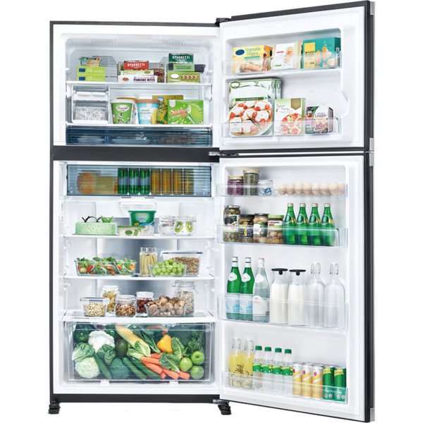מקרר מקפיא עליון 556 ליטר נטו Sharp SJ-3655-BK עם התקן שבת מובנה - גימור שחור אחריות ע"י היבואן הרשמי – תמונה 3