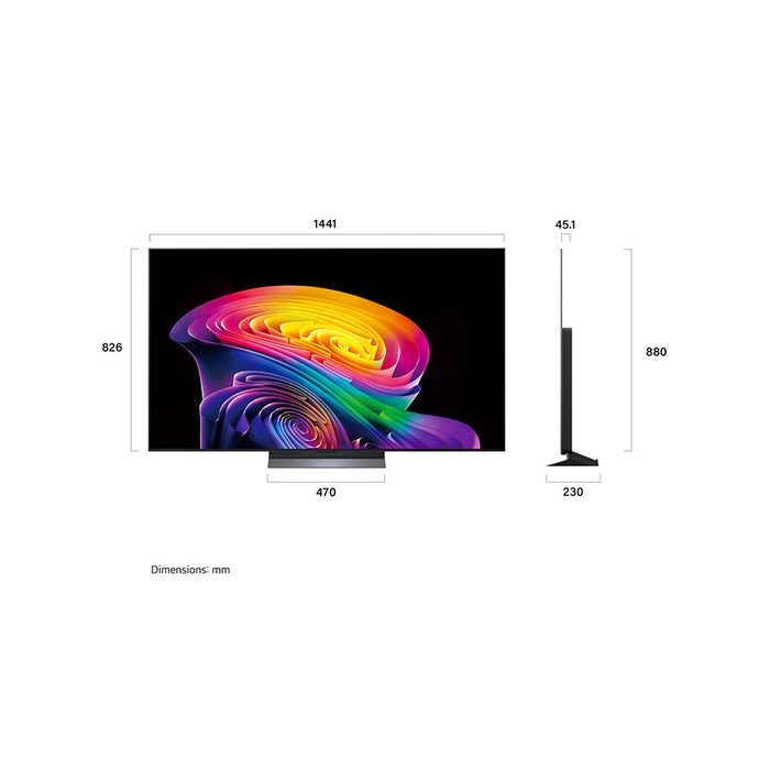 טלוויזיה "65 חכמה LG OLED ברזולוציית 4K דגם: OLED65C66LA – תמונה 2