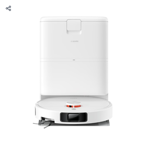 שואב אבק שוטף רובוטי Xiaomi Robot Vacuum H50 Pro EU - צבע לבן שנתיים אחריות ע"י היבואן הרשמי