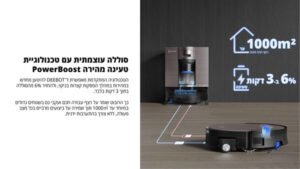 שואב אבק רובוטי ECOVACS DEEBOT X11Omni Cyclone - גימור ברונזה מטאלי שלוש שנות אחריות ע"י היבואן הרשמי  Mark Shop